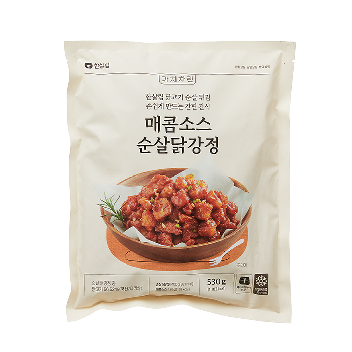 매콤소스순살닭강정(강정400g,소스130g) 