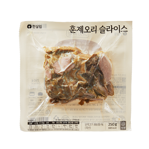 훈제오리슬라이스(250g)